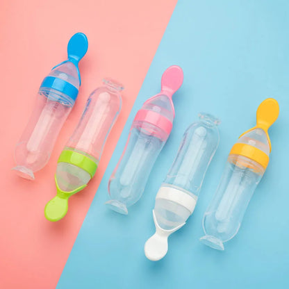 5pcs Feeding Bottle Training Spoon for baby