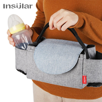 Baby stroller diaper & bottle bag