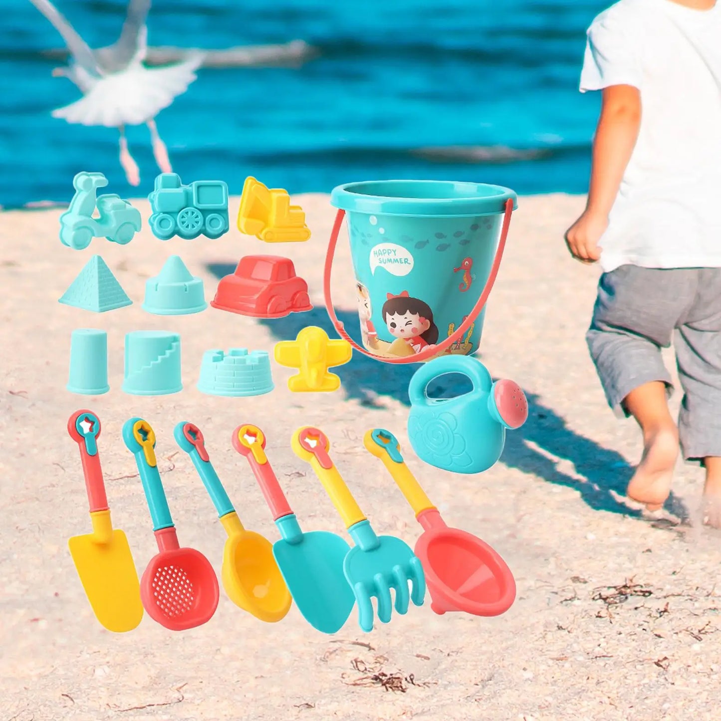 Beach Toys Set for Bathtime