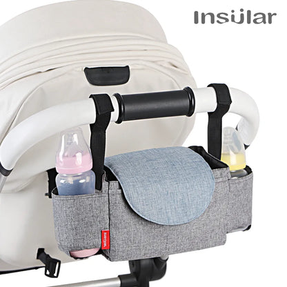 Baby stroller diaper & bottle bag