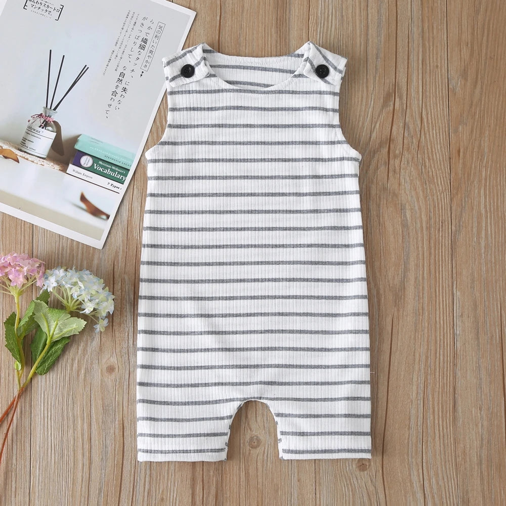 Kids Striped cotton Jumpsuit/Romper