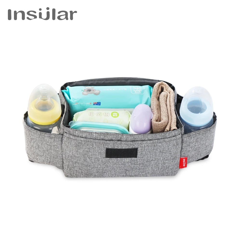 Baby stroller diaper & bottle bag