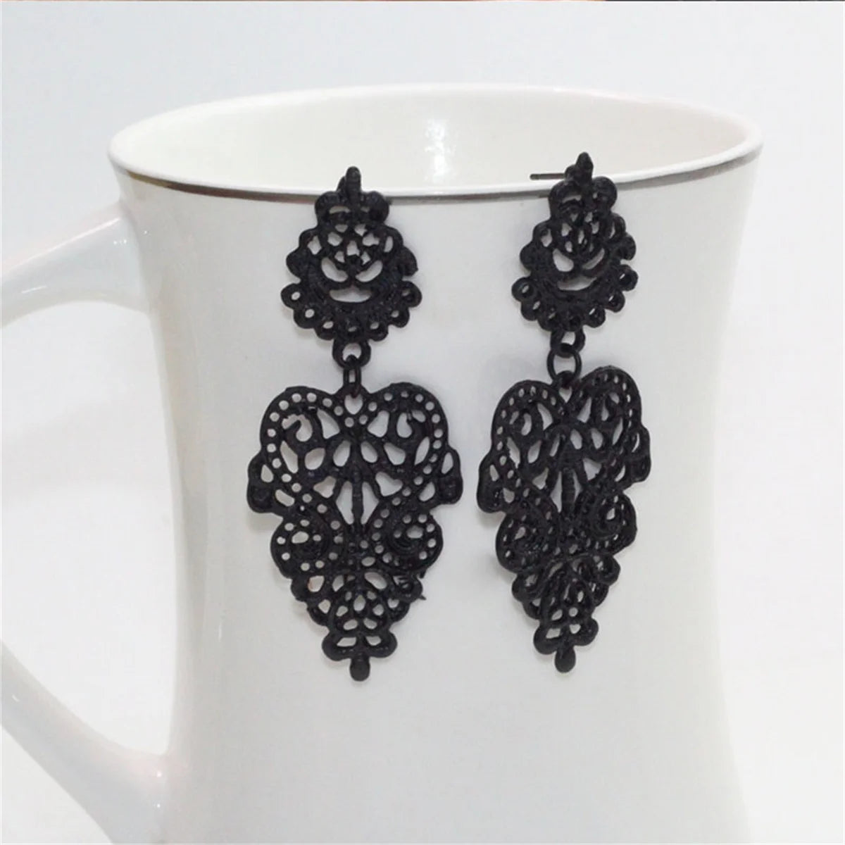 Vintage Black Earrings