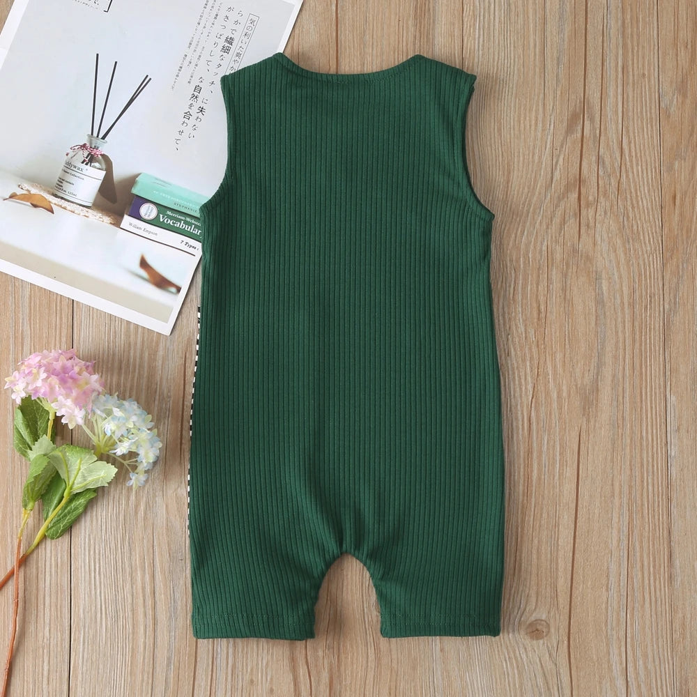 Kids Striped cotton Jumpsuit/Romper