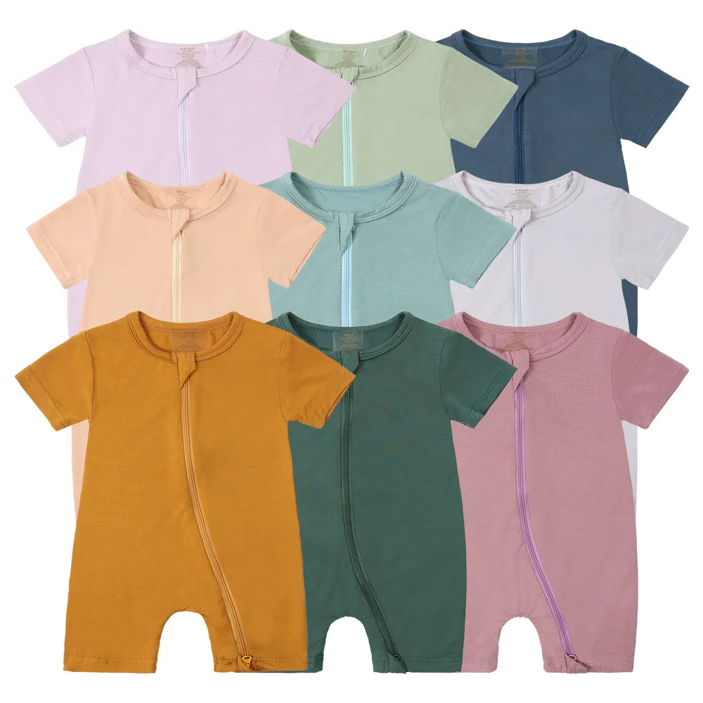 0-24M Bamboo fiber Romper