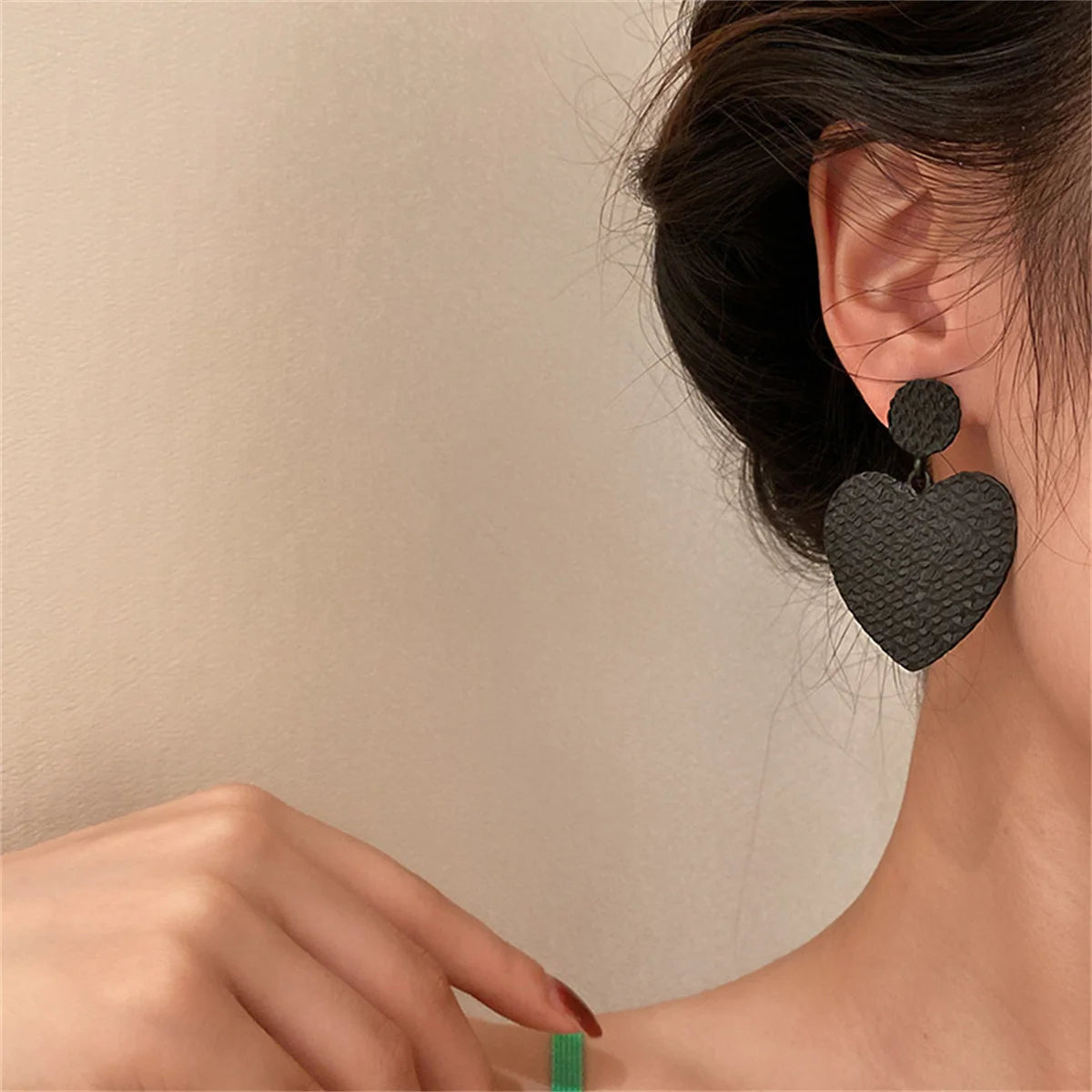 Vintage Black Earrings