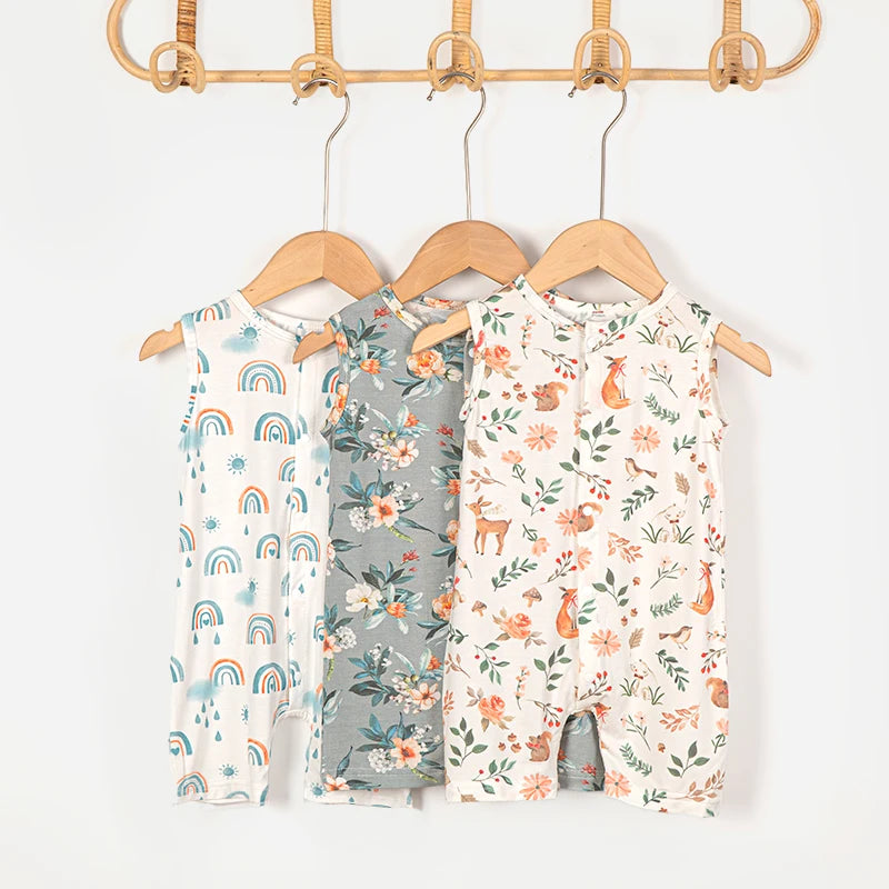 0-24m pattern cotton Romper