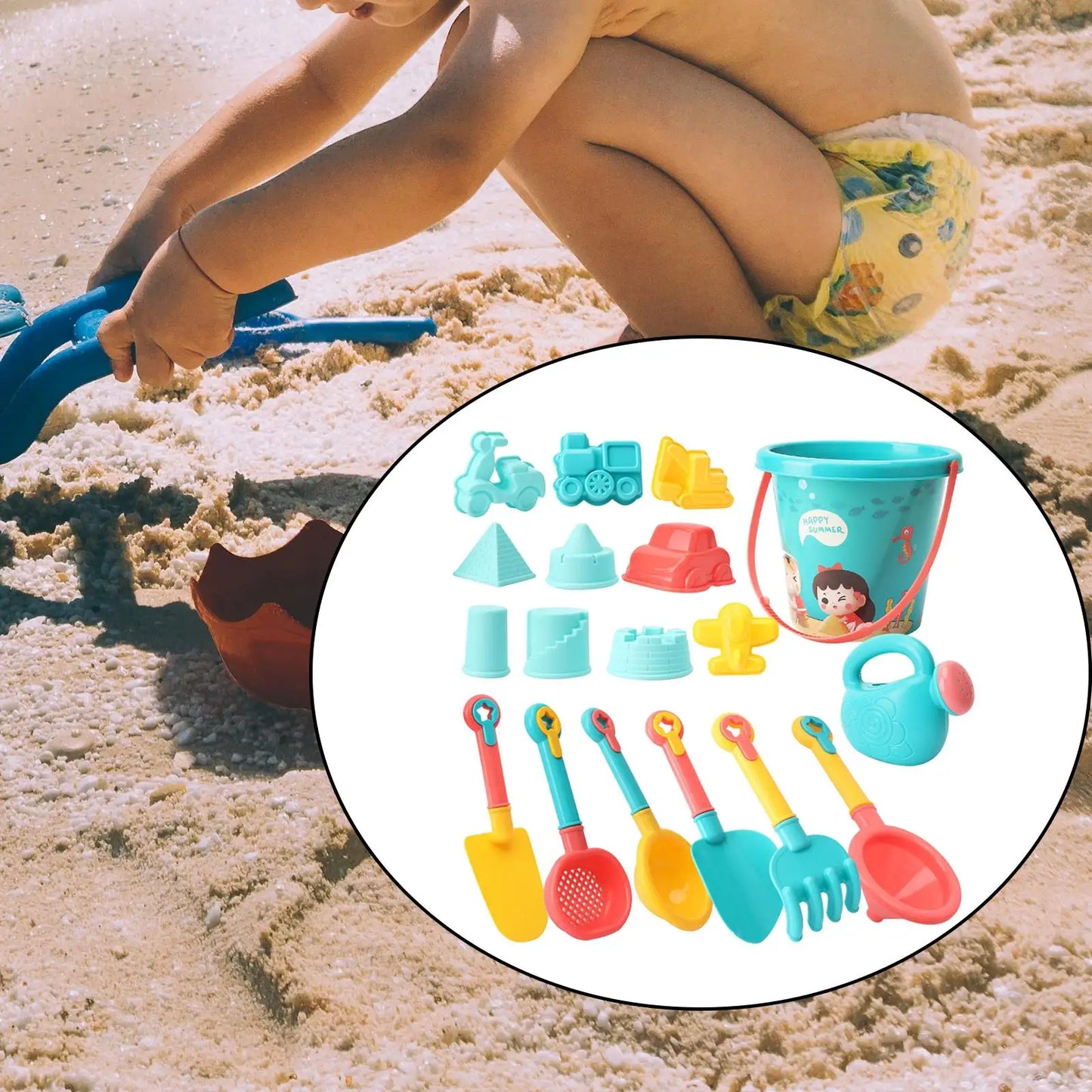 Beach Toys Set for Bathtime