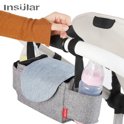 Baby stroller diaper & bottle bag