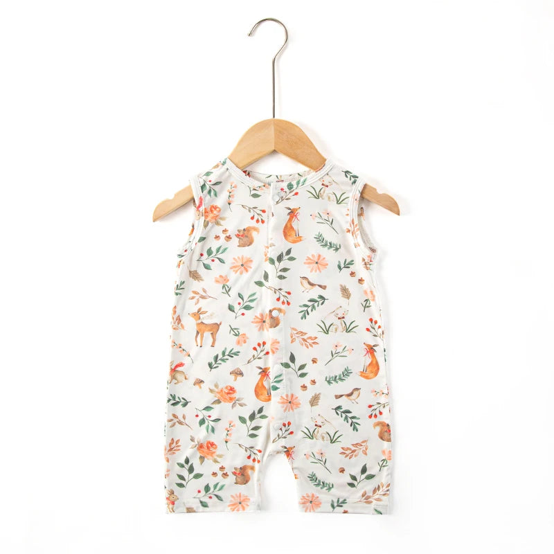 0-24m pattern cotton Romper